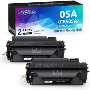 HP 05A CE505A Black Compatible Toner Cartridge - 2 Pack